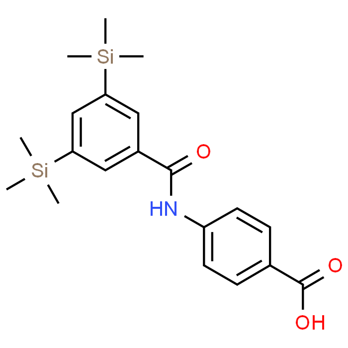 4-(3,5-Bis(trimethylsilyl)benzamido)benzoic acid