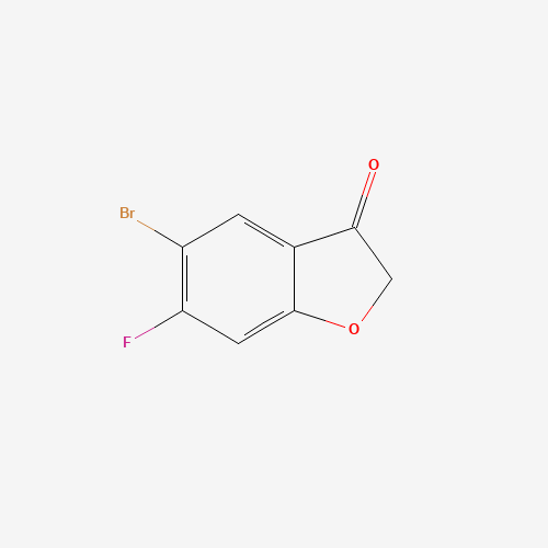 5-Bromo-6-fluoro-2,3-dihydro-1-benzofuran-3-one