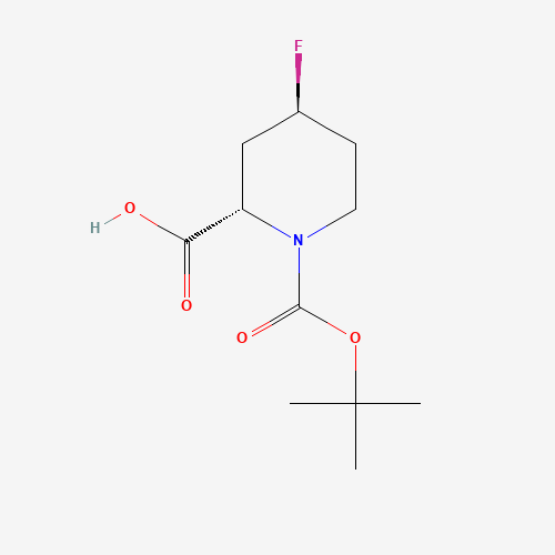 (2S,4S)-1-(tert-Butoxycarbonyl)-4-fluoropiperidine-2-carboxylic acid