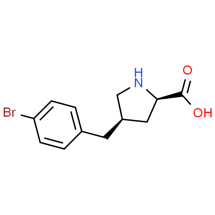 (2R,4R)-4-(4-Bromobenzyl)pyrrolidine-2-carboxylic acid