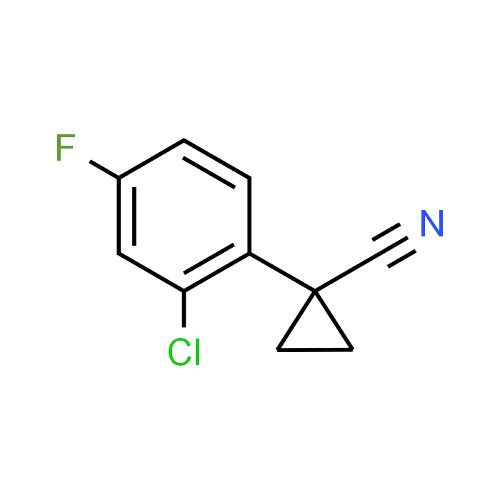 1-(2-Chloro-4-fluorophenyl)cyclopropanecarbonitrile