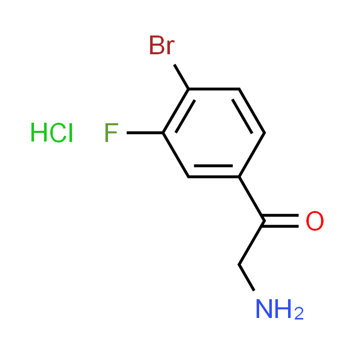 2-Amino-1-(4-bromo-3-fluorophenyl)ethanone hydrochloride