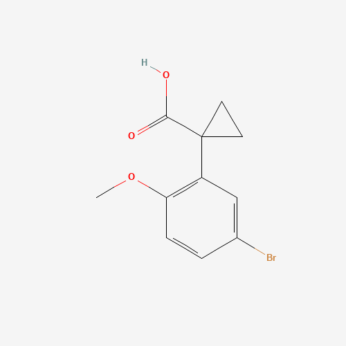 1-(5-Bromo-2-methoxyphenyl)cyclopropane-1-carboxylic acid