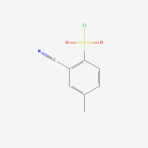 2-Cyano-4-methylbenzene-1-sulfonyl chloride