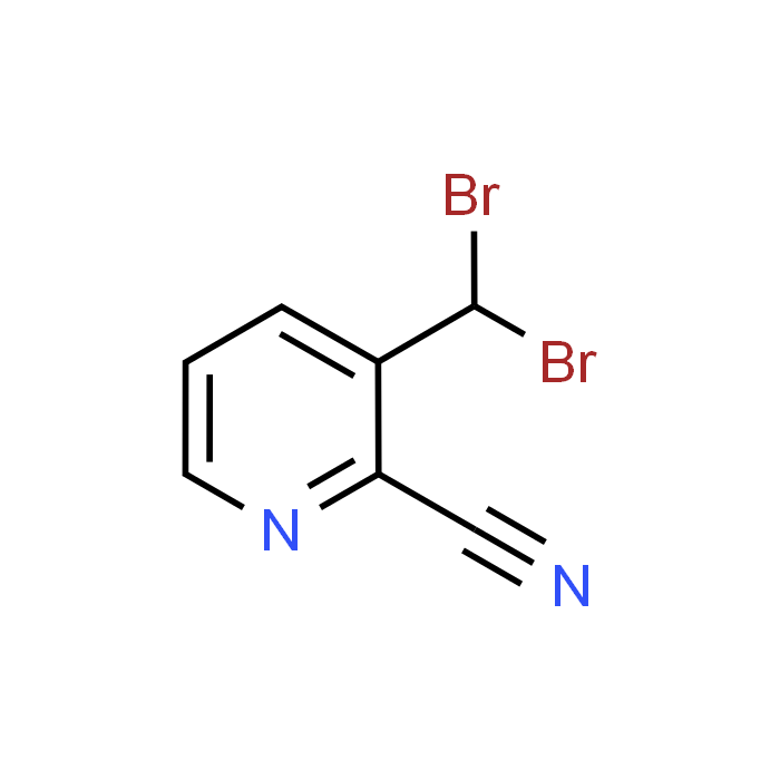 3-(Dibromomethyl)picolinonitrile