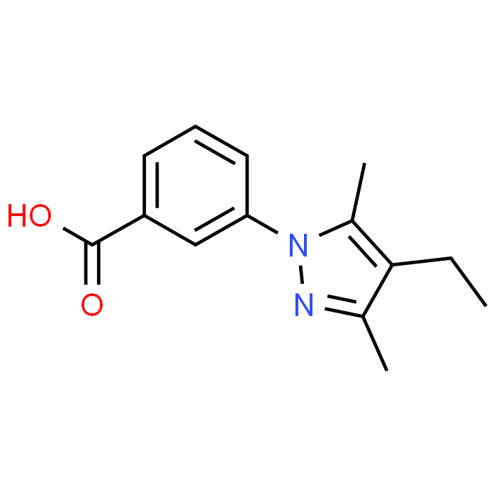 3-(4-Ethyl-3,5-dimethyl-1H-pyrazol-1-yl)benzoic acid