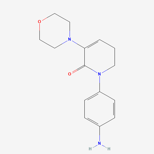 1-(4-Aminophenyl)-3-morpholino-5,6-dihydropyridin-2(1H)-one