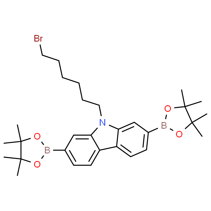 9-(6-Bromohexyl)-2,7-bis(4,4,5,5-tetramethyl-1,3,2-dioxaborolan-2-yl)-9H-carbazole