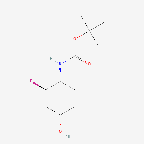 tert-Butyl ((1R,2R,4S)-rel-2-fluoro-4-hydroxycyclohexyl)carbamate