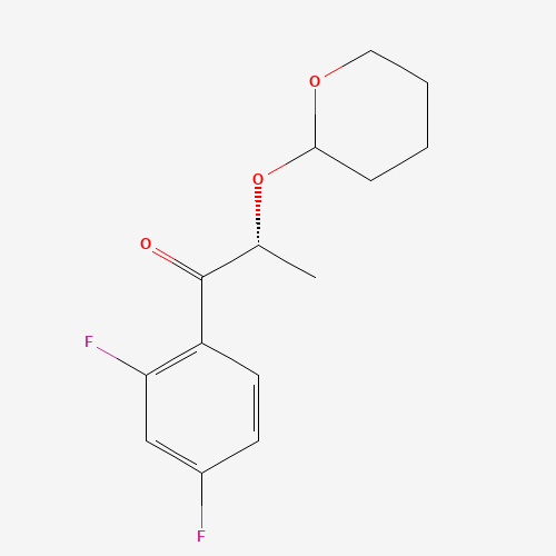 (2R)-1-(2,4-Difluorophenyl)-2-((tetrahydro-2H-pyran-2-yl)oxy)propan-1-one