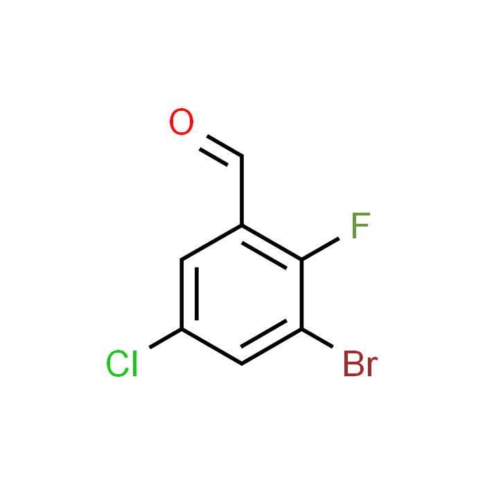 3-Bromo-5-chloro-2-fluorobenzaldehyde