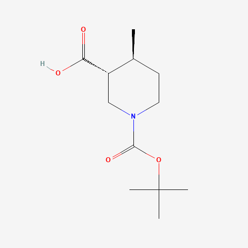 trans-1-(tert-Butoxycarbonyl)-4-methylpiperidine-3-carboxylic acid