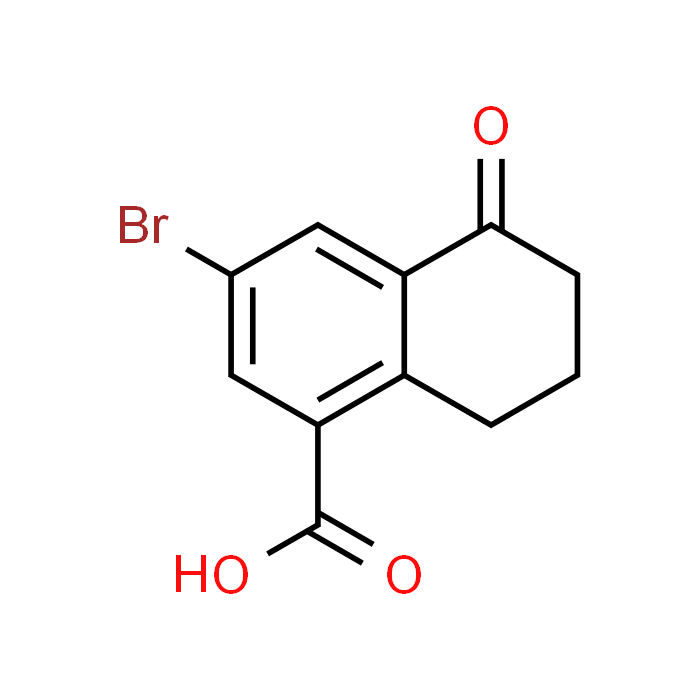 3-Bromo-5-oxo-5,6,7,8-tetrahydronaphthalene-1-carboxylic acid