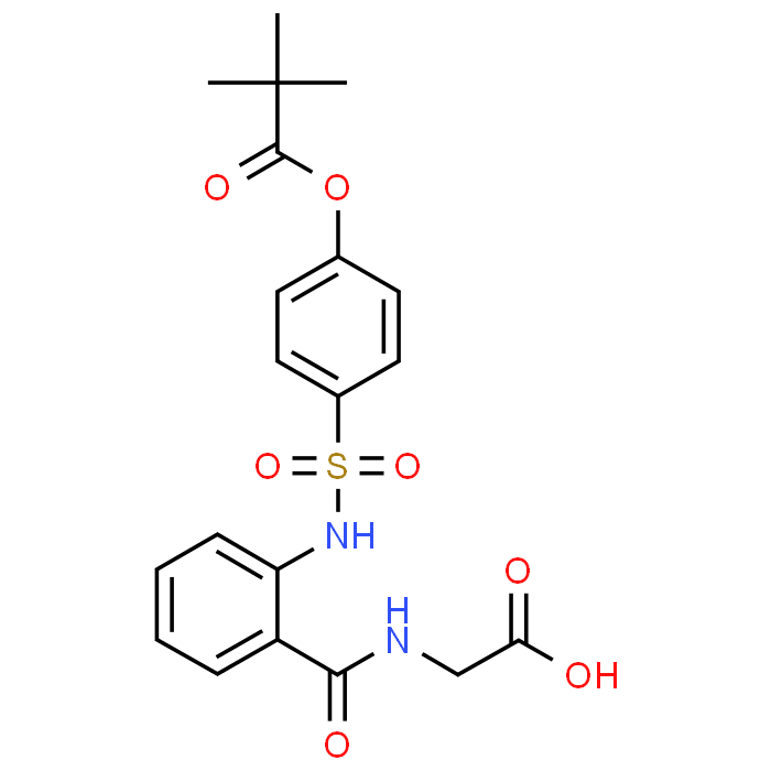 (2-((4-(Pivaloyloxy)phenyl)sulfonamido)benzoyl)glycine