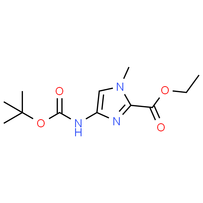 Ethyl 4-((tert-butoxycarbonyl)amino)-1-methyl-1H-imidazole-2-carboxylate