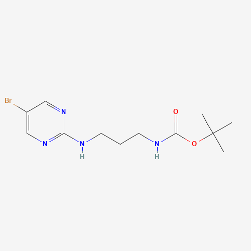 tert-Butyl (3-((5-bromopyrimidin-2-yl)amino)propyl)carbamate