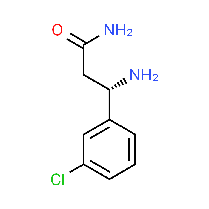 (3S)-3-Amino-3-(3-chlorophenyl)propanamide - Achmem