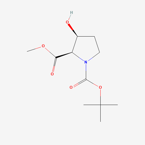 1-(tert-Butyl) 2-methyl (2R,3S)-3-hydroxypyrrolidine-1,2-dicarboxylate