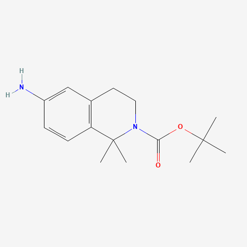 tert-Butyl 6-amino-1,1-dimethyl-3,4-dihydroisoquinoline-2(1H)-carboxylate