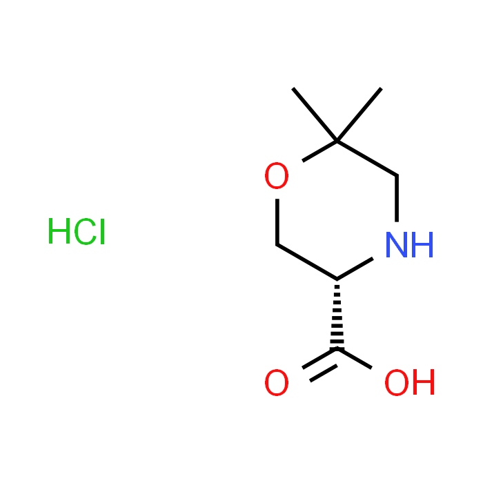 (S)-6,6-Dimethylmorpholine-3-carboxylic acid hydrochloride