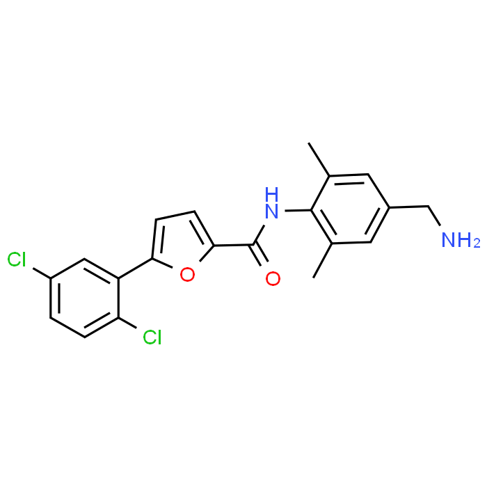 N-(4-(Aminomethyl)-2,6-dimethylphenyl)-5-(2,5-dichlorophenyl)furan-2-carboxamide