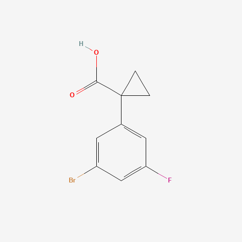 1-(3-Bromo-5-fluorophenyl)cyclopropane-1-carboxylic acid