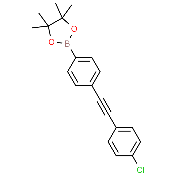 2-(4-((4-Chlorophenyl)ethynyl)phenyl)-4,4,5,5-tetramethyl-1,3,2-dioxaborolane
