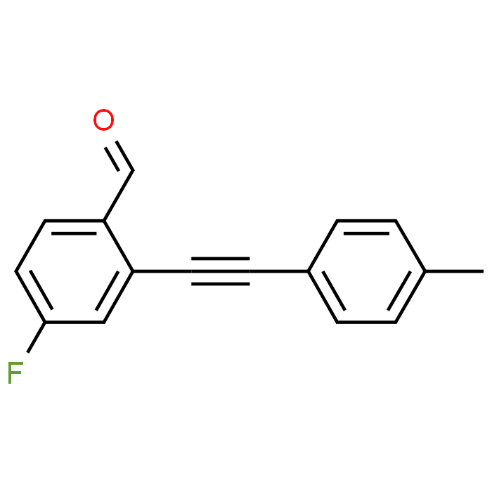 4-Fluoro-2-(p-tolylethynyl)benzaldehyde