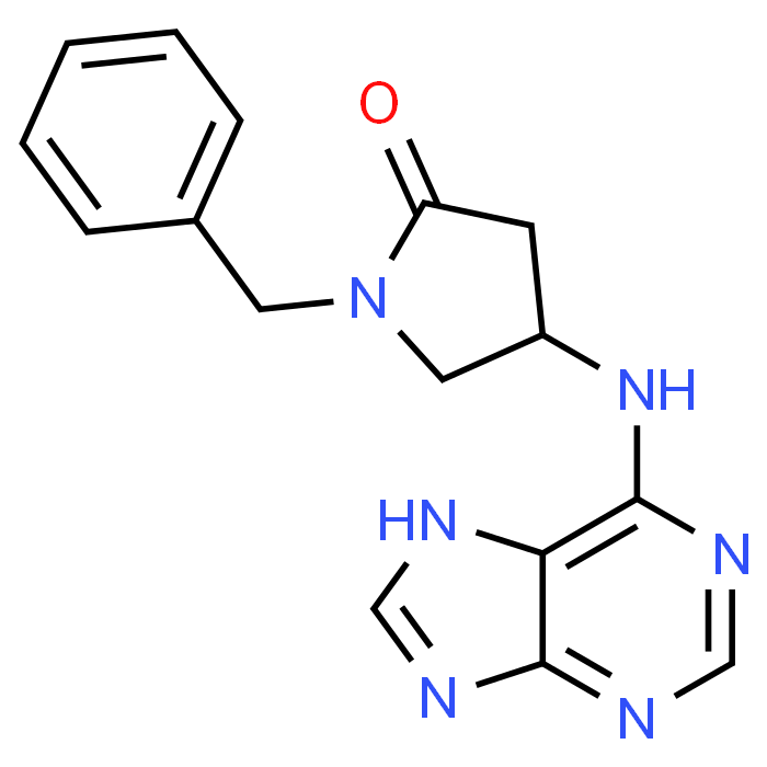 4-((9H-Purin-6-yl)amino)-1-benzylpyrrolidin-2-one