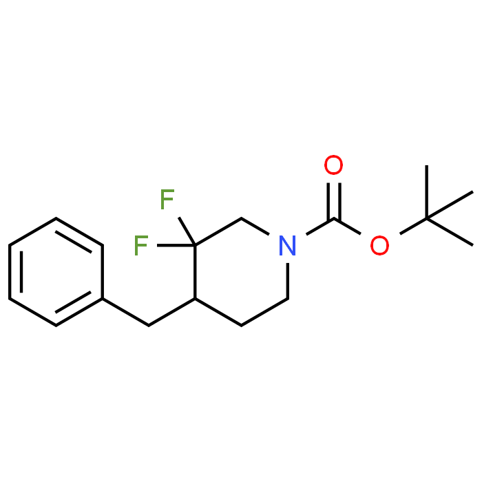 tert-Butyl 4-benzyl-3,3-difluoropiperidine-1-carboxylate
