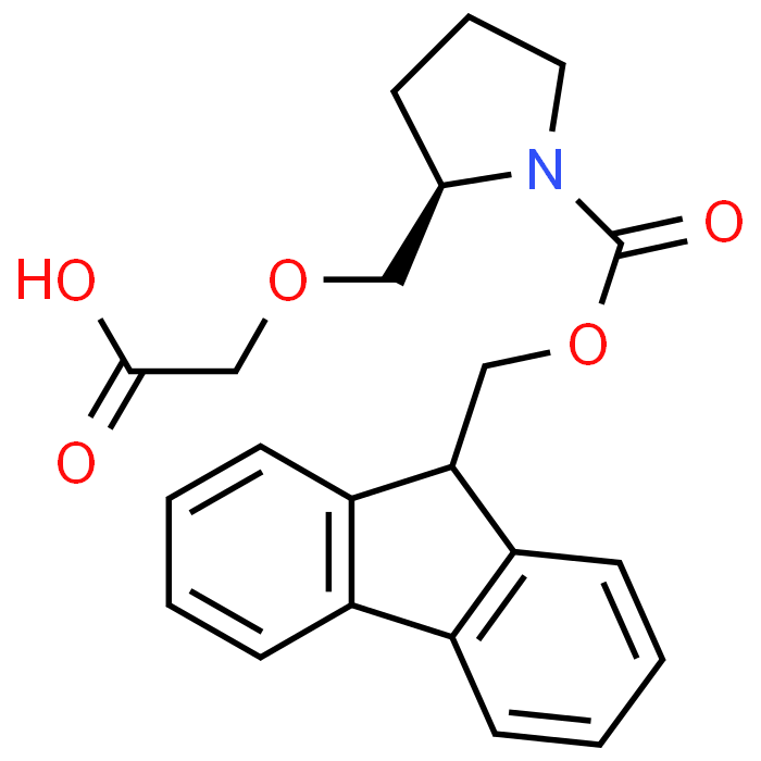(R)-2-((1-(((9H-Fluoren-9-yl)methoxy)carbonyl)pyrrolidin-2-yl)methoxy)acetic acid
