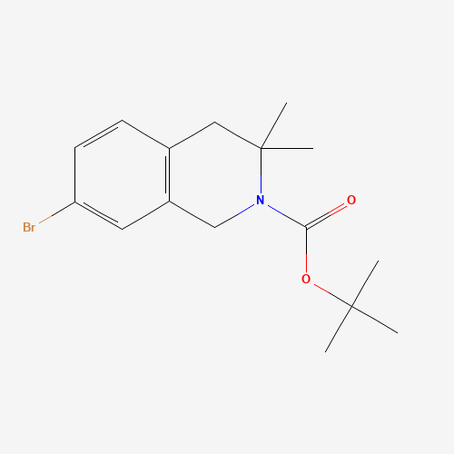 tert-Butyl 7-bromo-3,3-dimethyl-3,4-dihydroisoquinoline-2(1H)-carboxylate