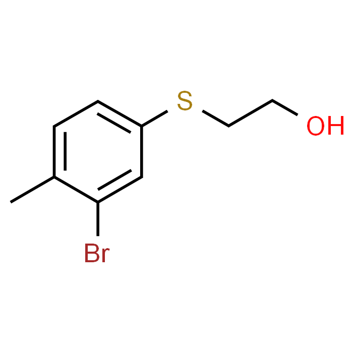 2-((3-Bromo-4-methylphenyl)thio)ethanol