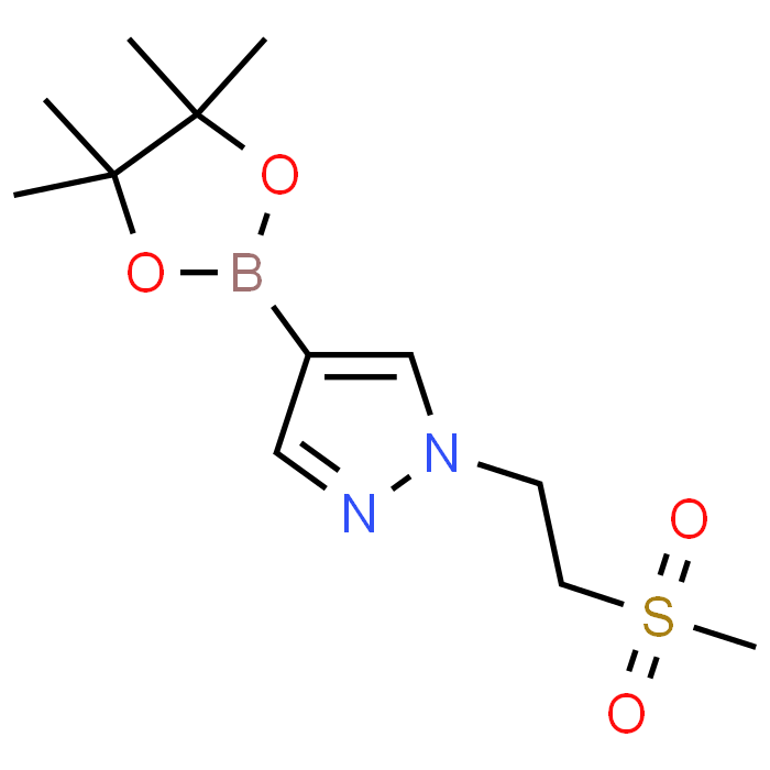1-(2-(Methylsulfonyl)ethyl)-4-(4,4,5,5-tetramethyl-1,3,2-dioxaborolan-2-yl)-1H-pyrazole