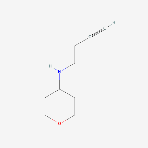 N-(but-3-yn-1-yl)oxan-4-amine