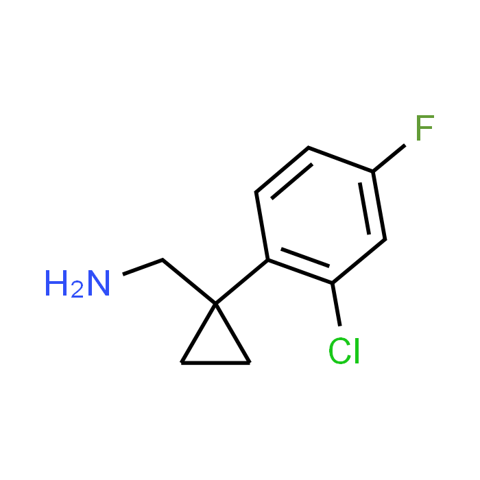 (1-(2-Chloro-4-fluorophenyl)cyclopropyl)methanamine