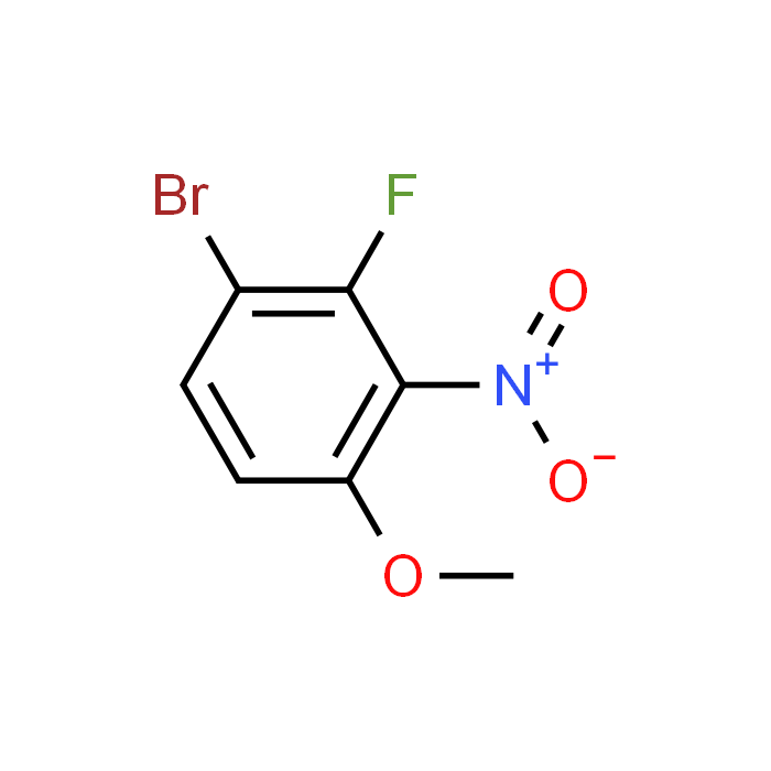 1-Bromo-2-fluoro-4-methoxy-3-nitrobenzene