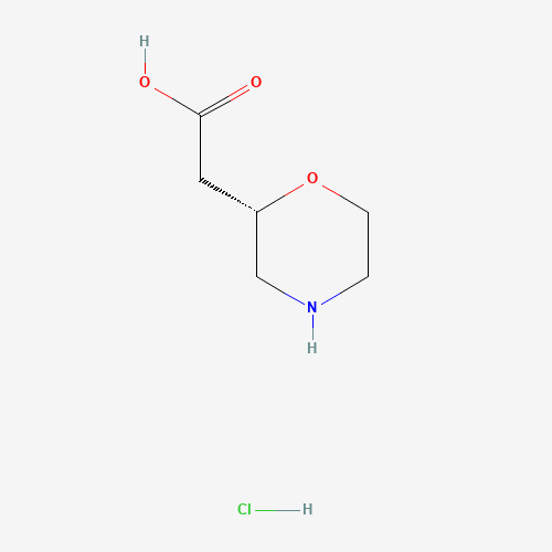 (S)-2-(Morpholin-2-yl)acetic acid hydrochloride