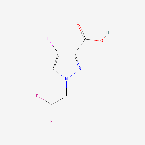 1-(2,2-Difluoroethyl)-4-iodo-1H-pyrazole-3-carboxylic acid