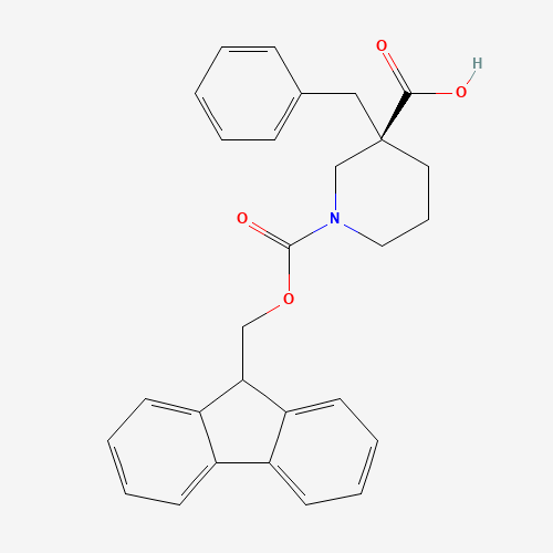 (R)-1-(((9H-Fluoren-9-yl)methoxy)carbonyl)-3-benzylpiperidine-3-carboxylic acid