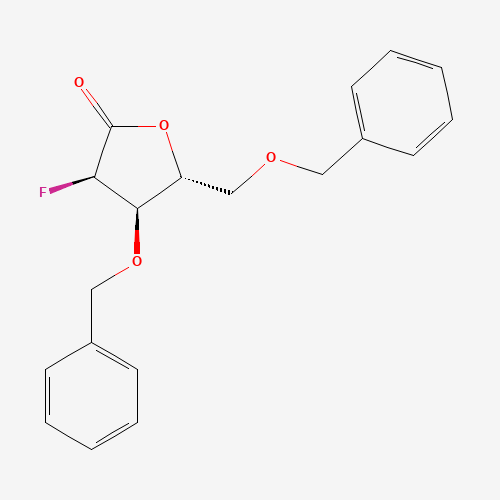 (3R,4R,5R)-4-(Benzyloxy)-5-((benzyloxy)methyl)-3-fluorodihydrofuran-2(3H)-one