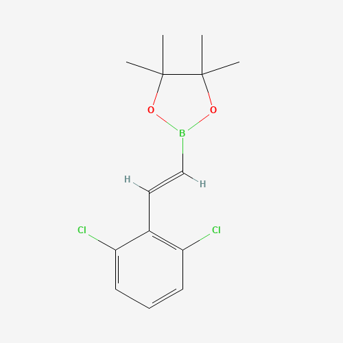 (E)-2-(2,6-Dichlorostyryl)-4,4,5,5-tetramethyl-1,3,2-dioxaborolane