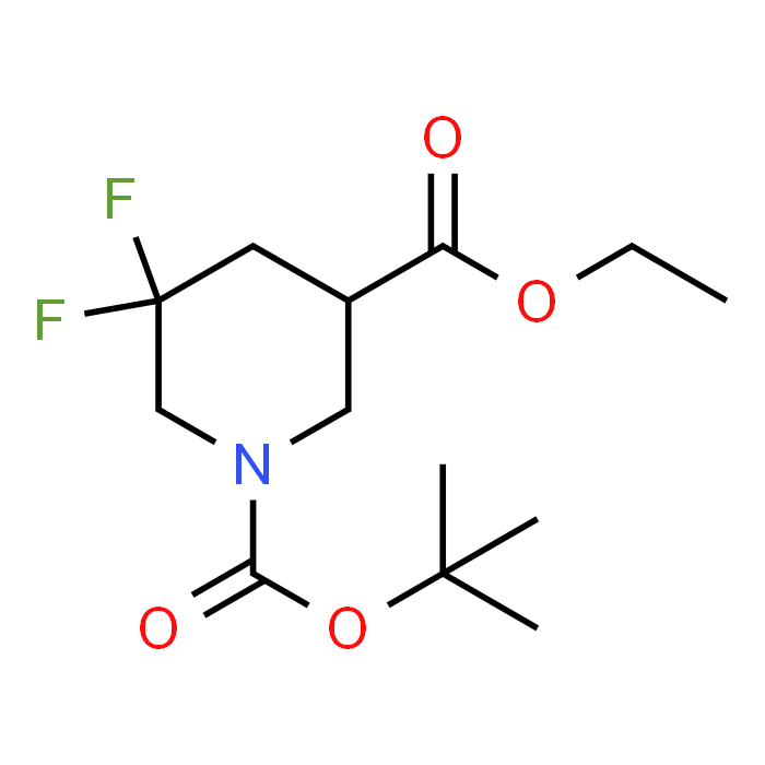 1-tert-Butyl 3-ethyl 5,5-difluoropiperidine-1,3-dicarboxylate