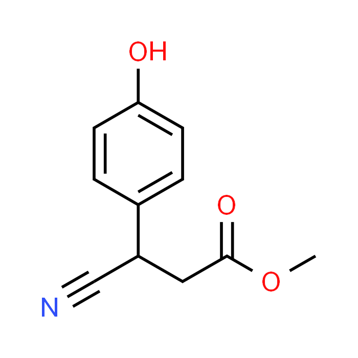 Methyl 3-Cyano-3-(4-hydroxyphenyl)propanoate