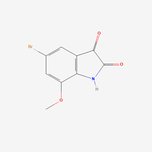 5-Bromo-7-methoxy-2,3-dihydro-1H-indole-2,3-dione