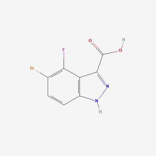 5-Bromo-4-fluoro-1H-indazole-3-carboxylic acid