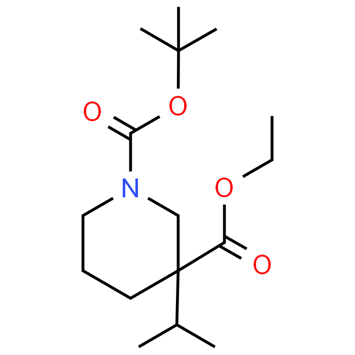 1-(tert-Butyl) 3-ethyl 3-isopropylpiperidine-1,3-dicarboxylate