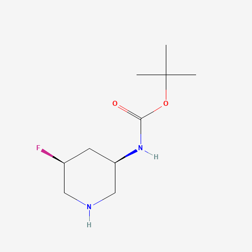tert-Butyl ((3R,5S)-5-fluoropiperidin-3-yl)carbamate