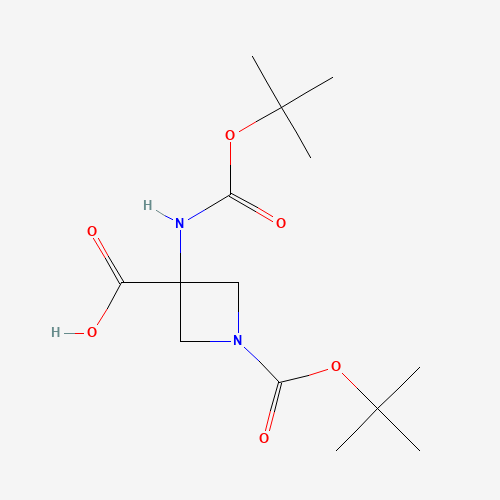 1-(tert-Butoxycarbonyl)-3-((tert-butoxycarbonyl)amino)azetidine-3-carboxylic acid