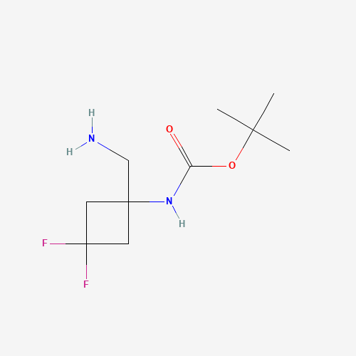 1-(Boc-amino)-3,3-difluorocyclobutane-1-methylamine